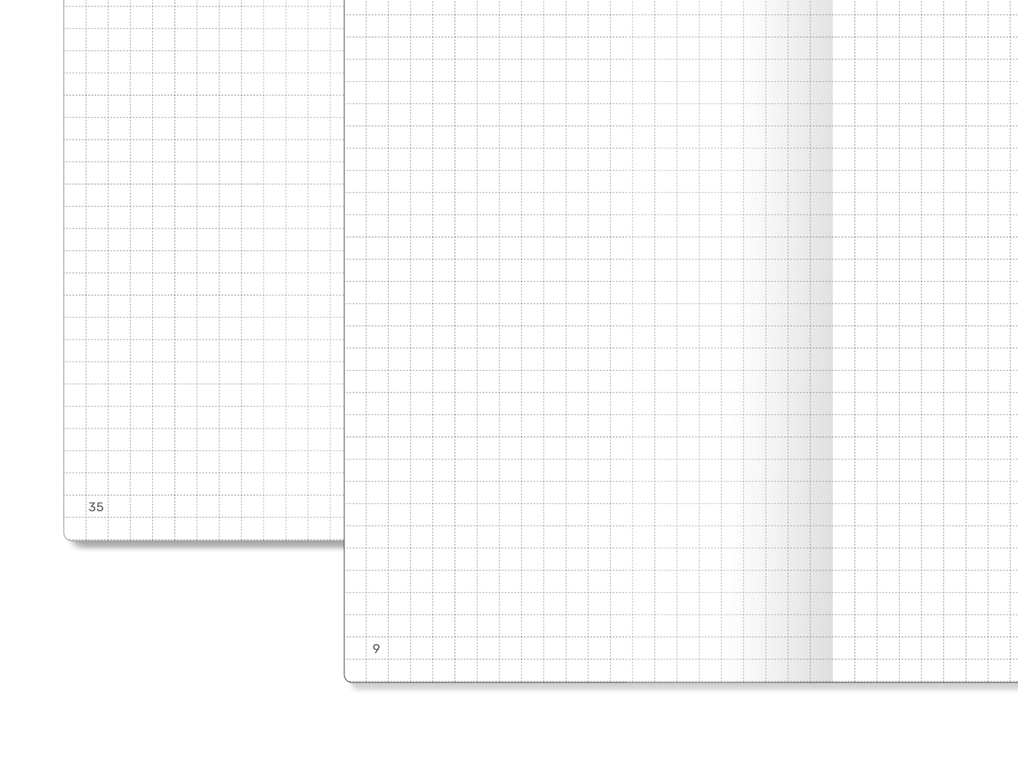 Standard TN 2-MONTH Booklet - Monthly, Weekly, Index, Grid Notes Printable Traveler's Notebook Insert Refill Grid - RTN043V2