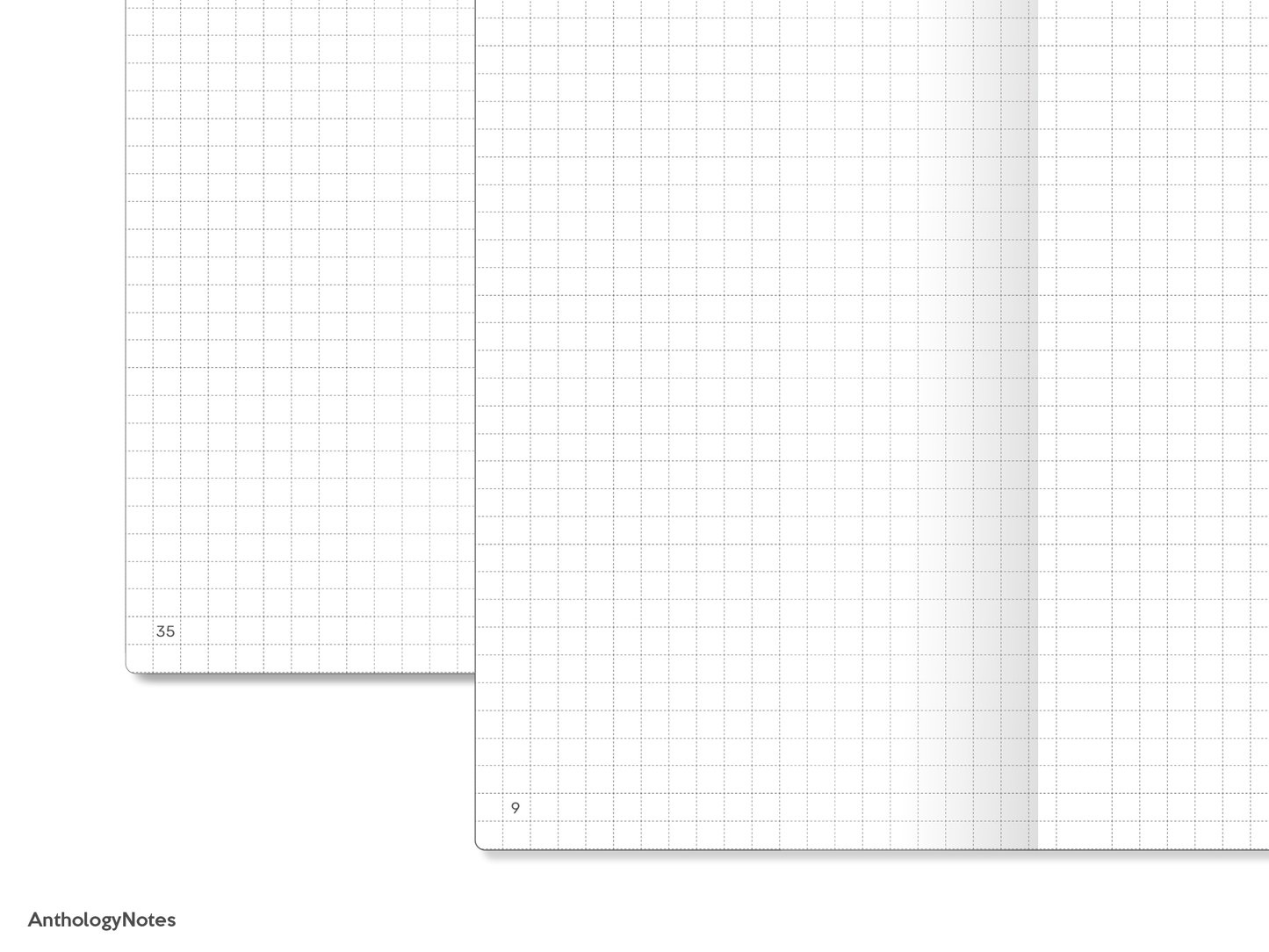 Standard TN Monthly GRID with EXTRA pages for Notes, Index Page Printable Traveler's Notebook Insert Minimalist RTN22-020