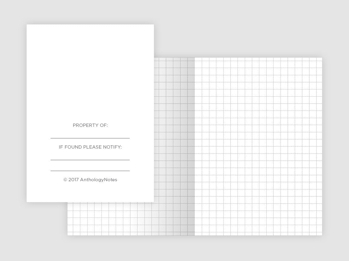 Traveler's Notebook Printable Passport Size Classic Grid Lines - Grid SET - Printable PDF Planner - Midori Printable Inserts
